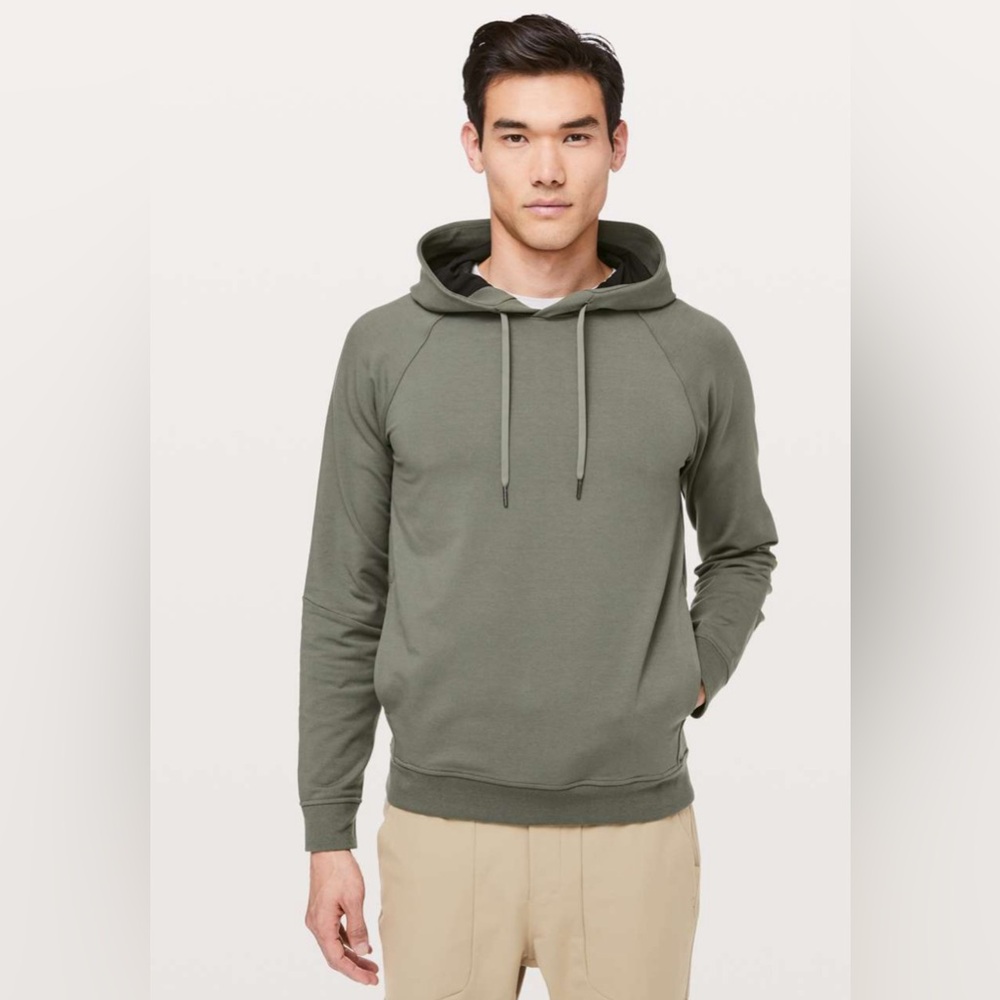 Men’s lululemon city sweat pullover hoodie gray sage XXL